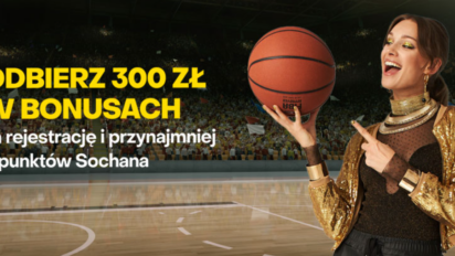 Freebet 300 PLN za rejestrację i min. 5 punktów Jeremy'ego Sochana z Orlando Magic