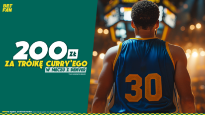 200 PLN za trójkę Curry'ego w meczu z Denver