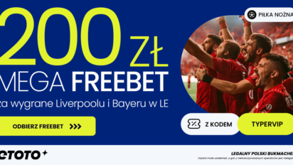 Mega freebet 200 PLN za zwycięstwo Bayeru z Qarabagiem i Liverpoolu ze Spartą