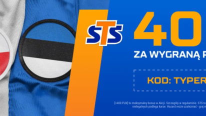 Bonus 400 PLN za wygraną reprezentacji Polski w barażu z Estonią