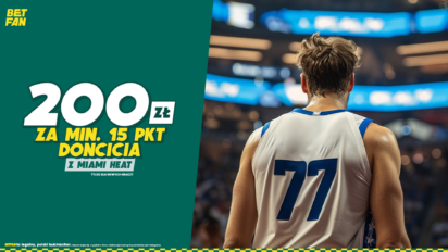 Freebet 200 PLN za min. 15 punktów Doncicia z Miami Heat