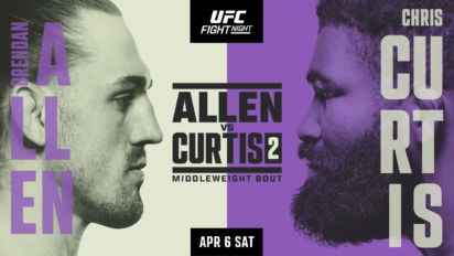 UFC: Allen vs Curtis karta walk - sprawdź kto zawalczy!