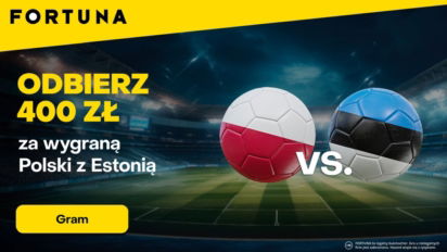 Bonus 400 PLN za zwycięstwo Polski z Estonią w barażu o EURO 2024