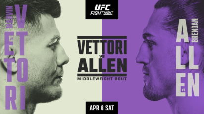 UFC: Vettori vs Allen karta walk - sprawdź kto zawalczy!