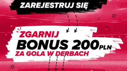 Bonus 200 za gola w derbach północnego Londynu + gra bez podatku do 05.05