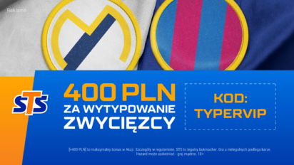 Bonus 400 PLN za wytypowanie zwycięzcy meczu Real Madryt - FC Barcelona