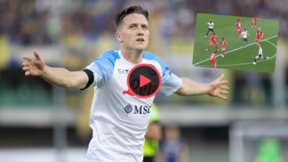 Przepiękny gol Zielińskiego! Pierwsze trafienie Polaka po pół roku dla Napoli
