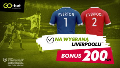 Bonus 200 PLN za wygraną Liverpoolu z Evertonem
