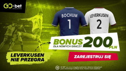 Bonus 200 PLN jeśli Bayer Leverkusen nie przegra