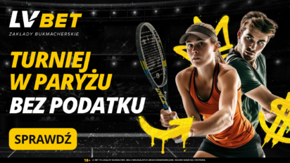 Stawiaj Roland Garros bez podatku w LVBET