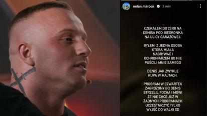Denis Załęcki boi się Natana Marconia? - Nie przyszedł na ustawkę!