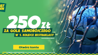 Bonus 250 PLN za gola samobójczego w 1. kolejce Ekstraklasy