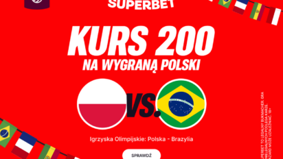 Kurs 200.00 na zwycięstwo Polski z Brazylią na igrzyskach olimpijskich
