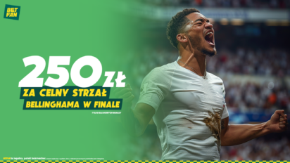 Freebet 250 PLN za celny strzał Bellinghama z Hiszpanią