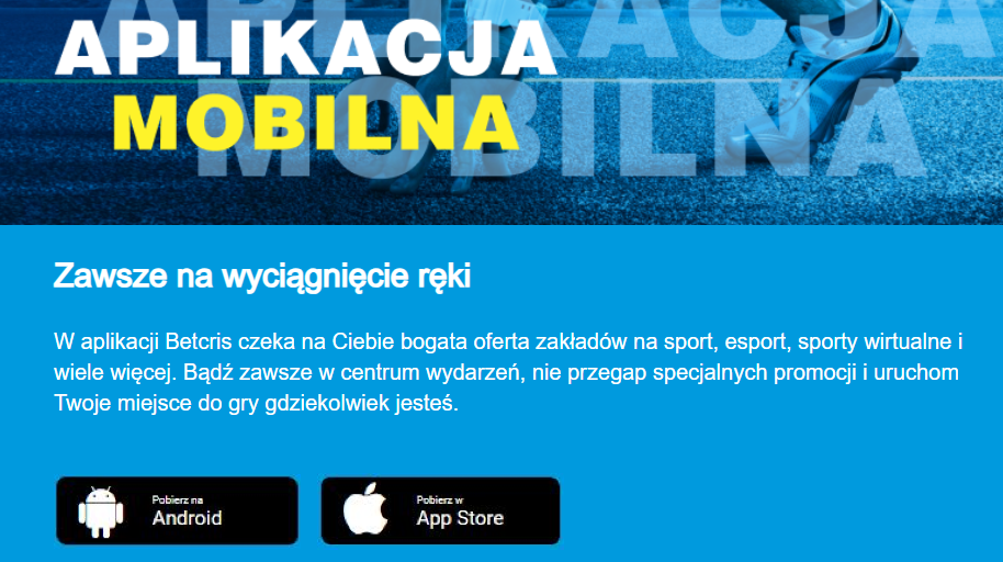 betcris aplikacja pobranie