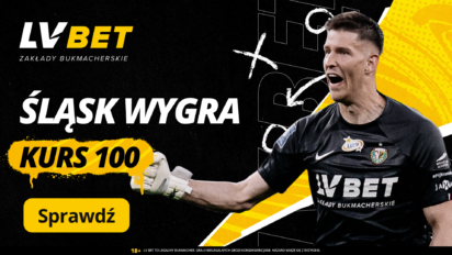 Kurs 100.00 na wygraną Śląska Wrocław z St. Gallen