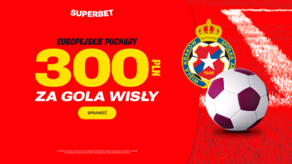 Bonus 300 PLN za gola Wisły Kraków ze Spartakiem Trnawa