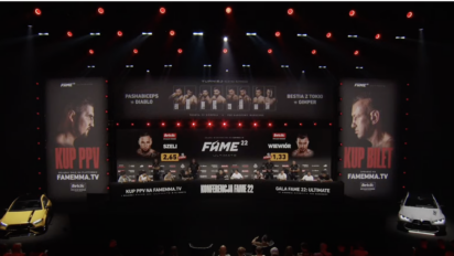 Ciekawa zmiana na transmisji II konferencji FAME MMA 22 - Internet poruszony!