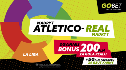 Bonus 200 PLN za gola Realu Madryt + 50 PLN freebetu za rzut karny