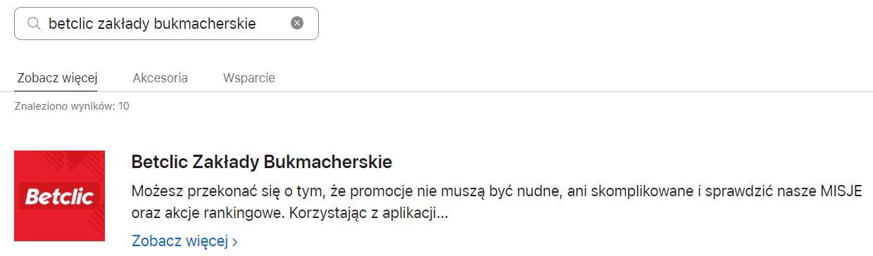 betclic aplikacja ios