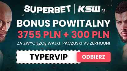 Bonus 300 PLN na KSW 98