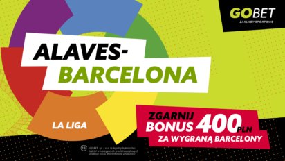 Bonus 400 PLN za wygraną FC Barcelony