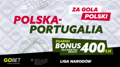 Bonus 400 PLN za gola Polski z Portugalią w Lidze Narodów