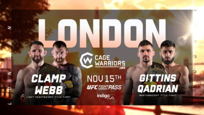 Cage Warriors 180 karta walk - sprawdź kto zawalczy w tej edycji!