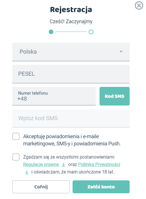 lebull rejestracja konta