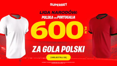 Bonus 600 PLN za gola Polski z Portugalią