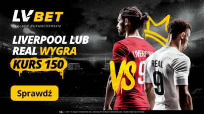 Kurs 150.00 na wygraną Liverpoolu lub Realu Madryt