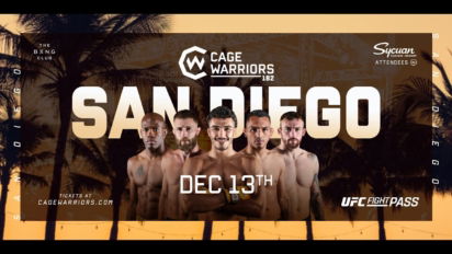 Cage Warriors 182 karta walk - sprawdź kto zawalczy w tej edycji!