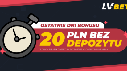 Bonus bez depozytu 20 PLN