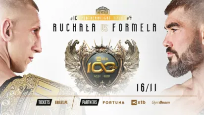 Kto wygrał walkę Robert Ruchała vs Kacper Formela na KSW 100?