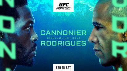 UFC Fight Night: Cannonier vs Rodrigues - karta walk, transmisja, szczegóły