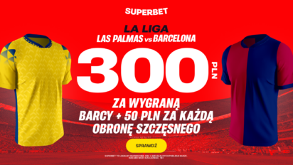 Bonus 300 PLN za wygraną Barcy i 50 PLN za każdy obroniony strzał Szczęsnego