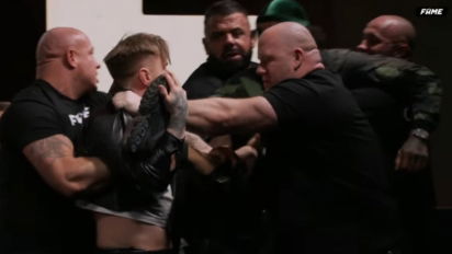 Ferrari rzuca się na Alberto podczas konferencji FAME MMA 24!