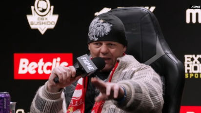 Binio przeprasza podczas konferencji FAME MMA 24!