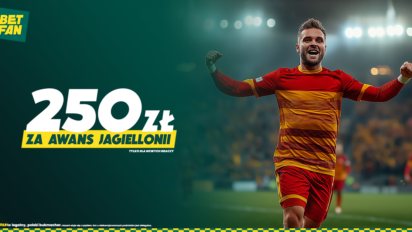 Freebet 250 PLN za awans Jagiellonii Białystok