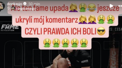 Don Kasjo ostro o FAME MMA -