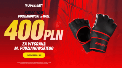Bonus 400 PLN za wygraną Pudziana!
