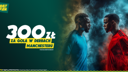 Freebet 300 PLN za gola w derbach Manchesteru