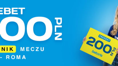 Freebet 200 PLN za wynik meczu Inter vs Roma