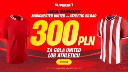 Bonus 300 PLN za gola Manchesteru United lub Athletiku Bilbao