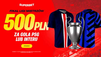 Bonus 500 PLN za gola PSG lub Interu Mediolan