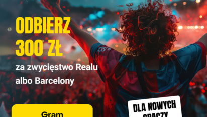 Bonus 300 PLN za zwycięstwo w El Clasico