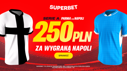 Bonus 250 PLN za zwycięstwo Napoli w meczu z Parmą