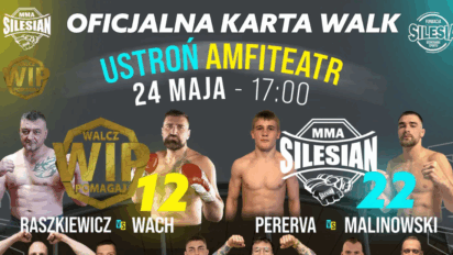 Silesian MMA 22 x WiP 12: karta walk - sprawdź kto zawalczy!