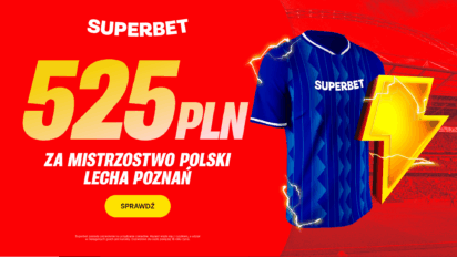 Bonus 525 PLN za mistrzostwo Lecha Poznań