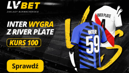 Kurs 100.00 na wygraną Interu Mediolan z River Plate